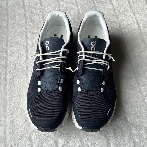 Men’s On Running Cloud Sneakers - Navy. - Picture 6 of 16